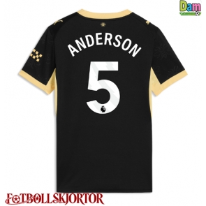 Manchester City Elliot Anderson #5 Bortatröja Dam 2026-27 Kortärmad
